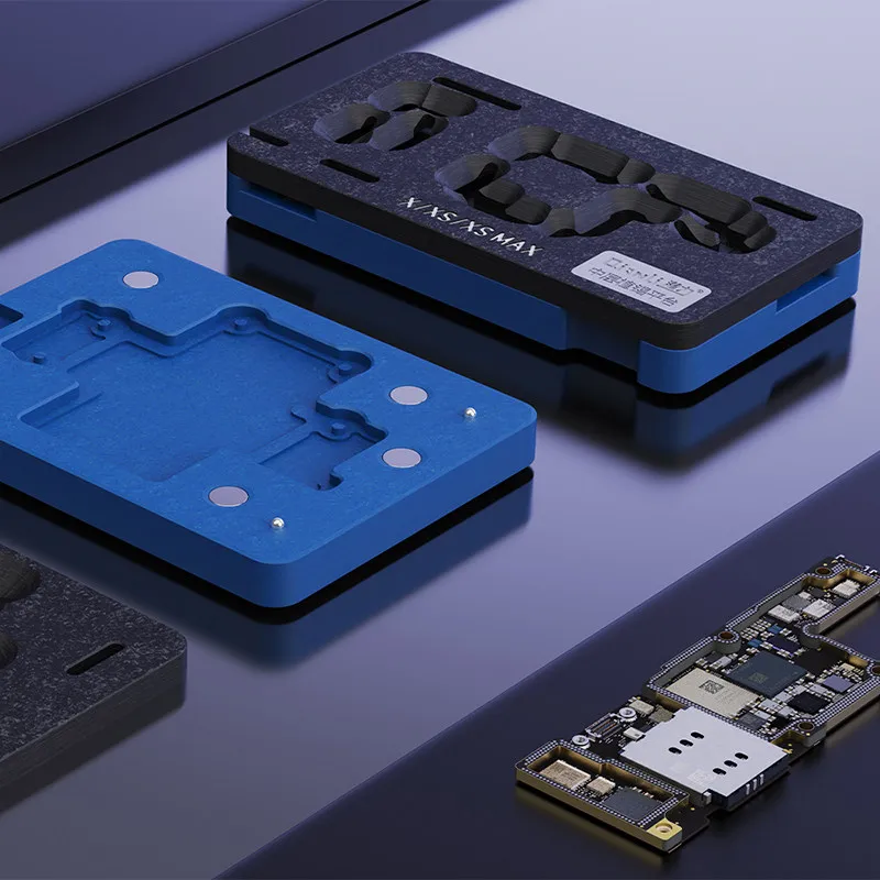 Qianli scheda madre scheda di livello centrale BGA Reballing Stencil Kit per iPhone X XS Max 11 11 Pro max strumenti della piattaforma di piantagione di stagno