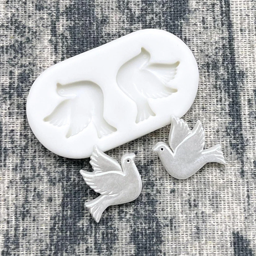 Dove Silicone Mold Fondant Chocolate Sugarcraft Mold Cake Decorating Tools Baking Accessories