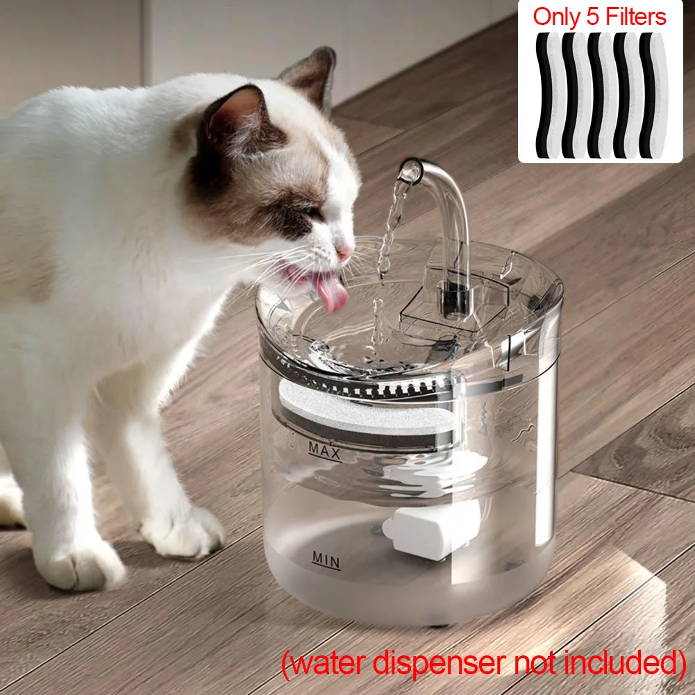 Cat Water Fountain Replacement Activated Carbon Filter For Replaced Filters Flower For Pet Dog Drinking Fountain Dispenser