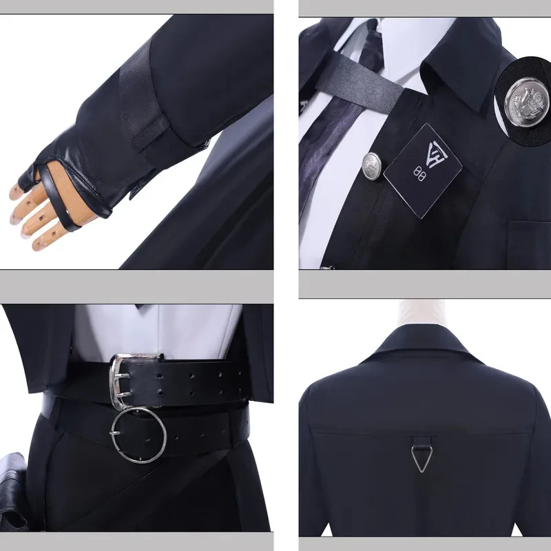 In Stock Game Love And DeepSpace Player Cosplay Mc Outfit Costume Fight Hunter Uniform Suit Halloween Party Couple for Woman