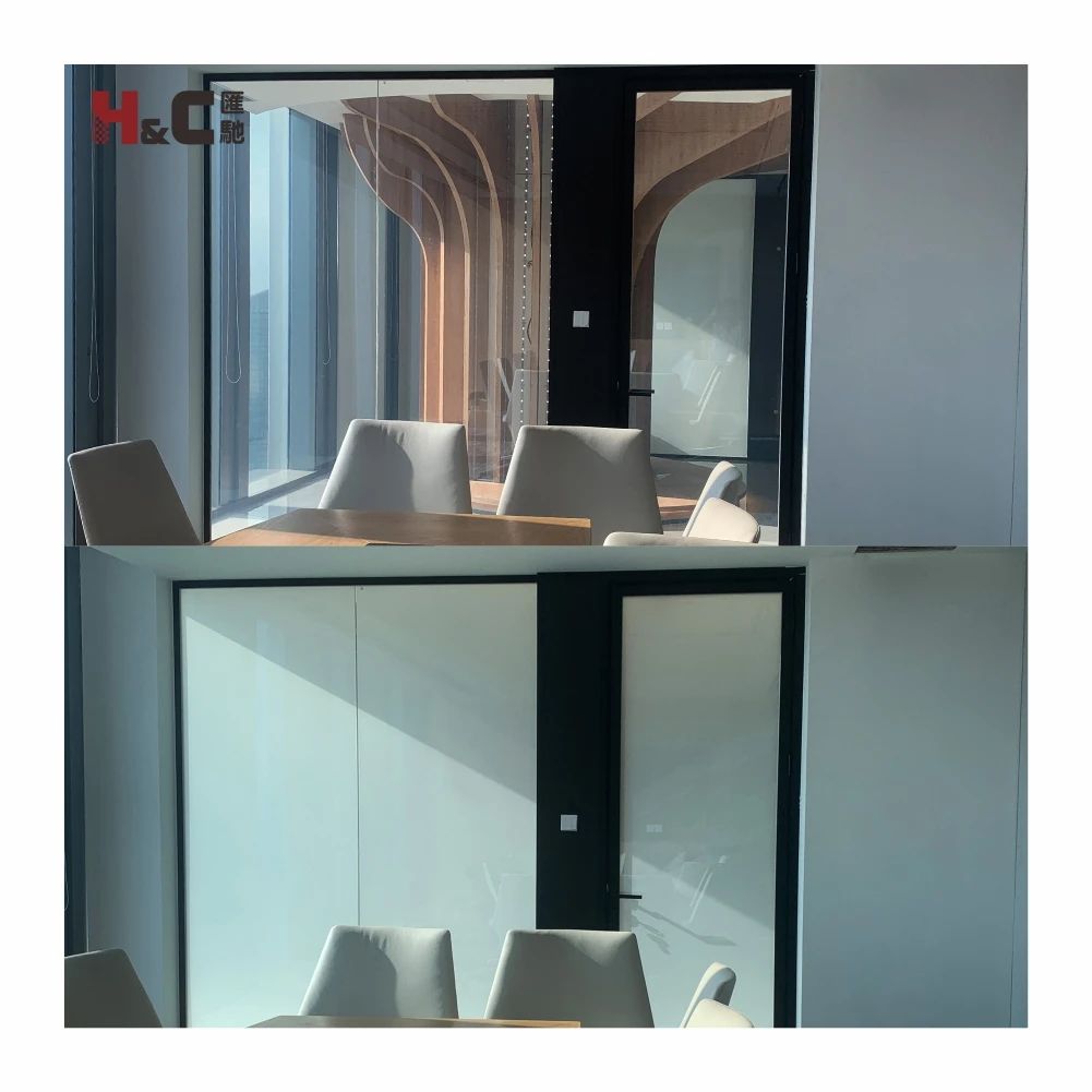 Low Haze Tint Electrochromic Pdlc Film Power Supply Switchable Smart Glass