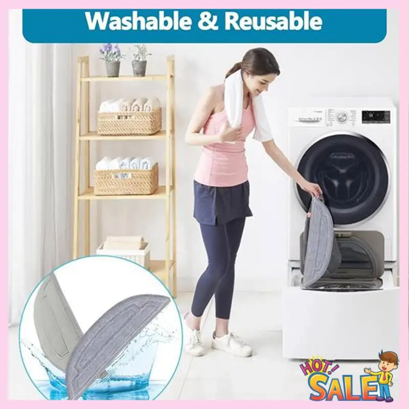 

A88X 12PCS Washable Mop Pads Replacement Set For Roborock Saros 10 / G30 / S9 Maxv Ultra Vacuum Cleaner Accessories