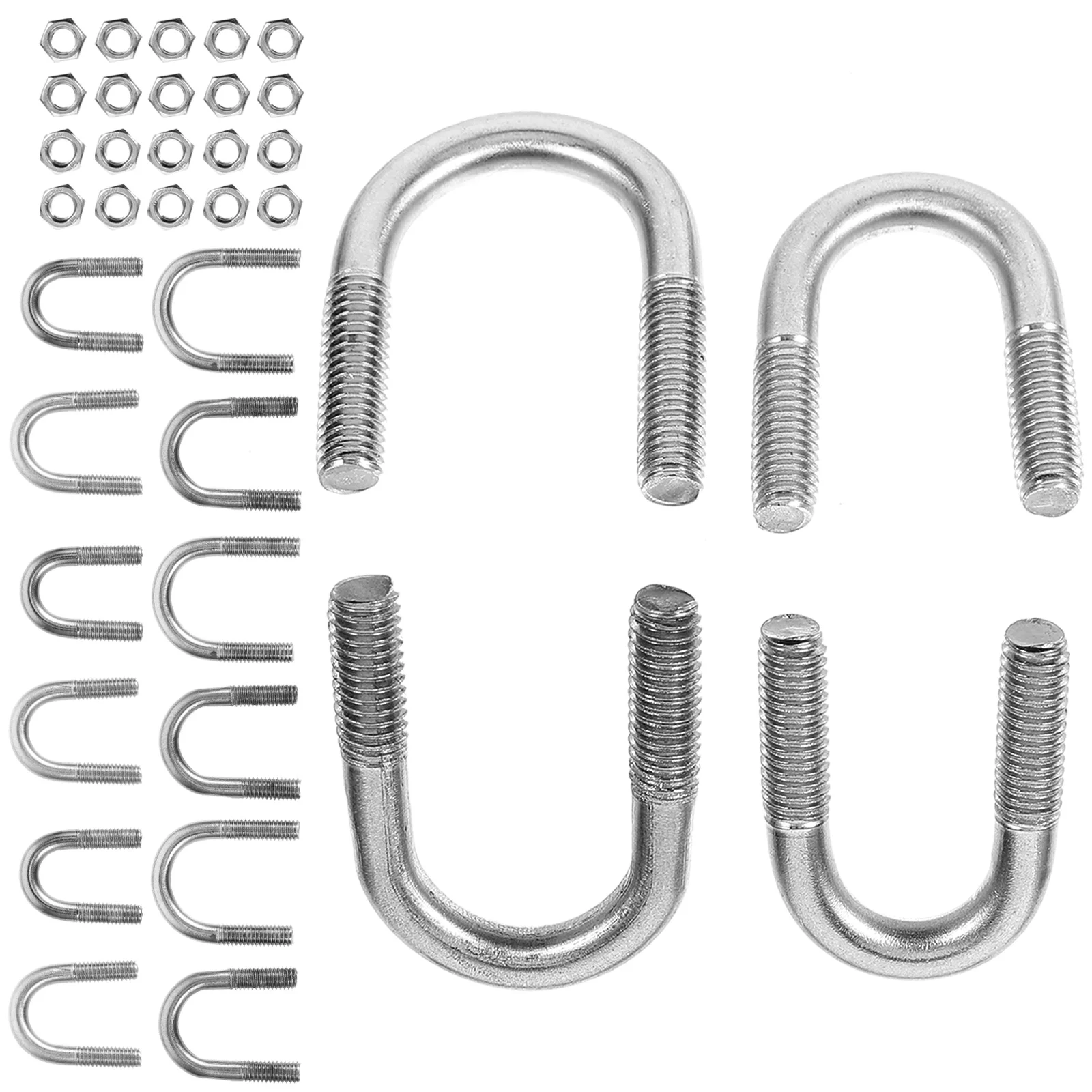 

1 Set Stainless Steel U Bolts U Shaped Tube Clamps Heavy Duty Boat Trailer Fasteners Hardware Round Bend Screws For Plumbing