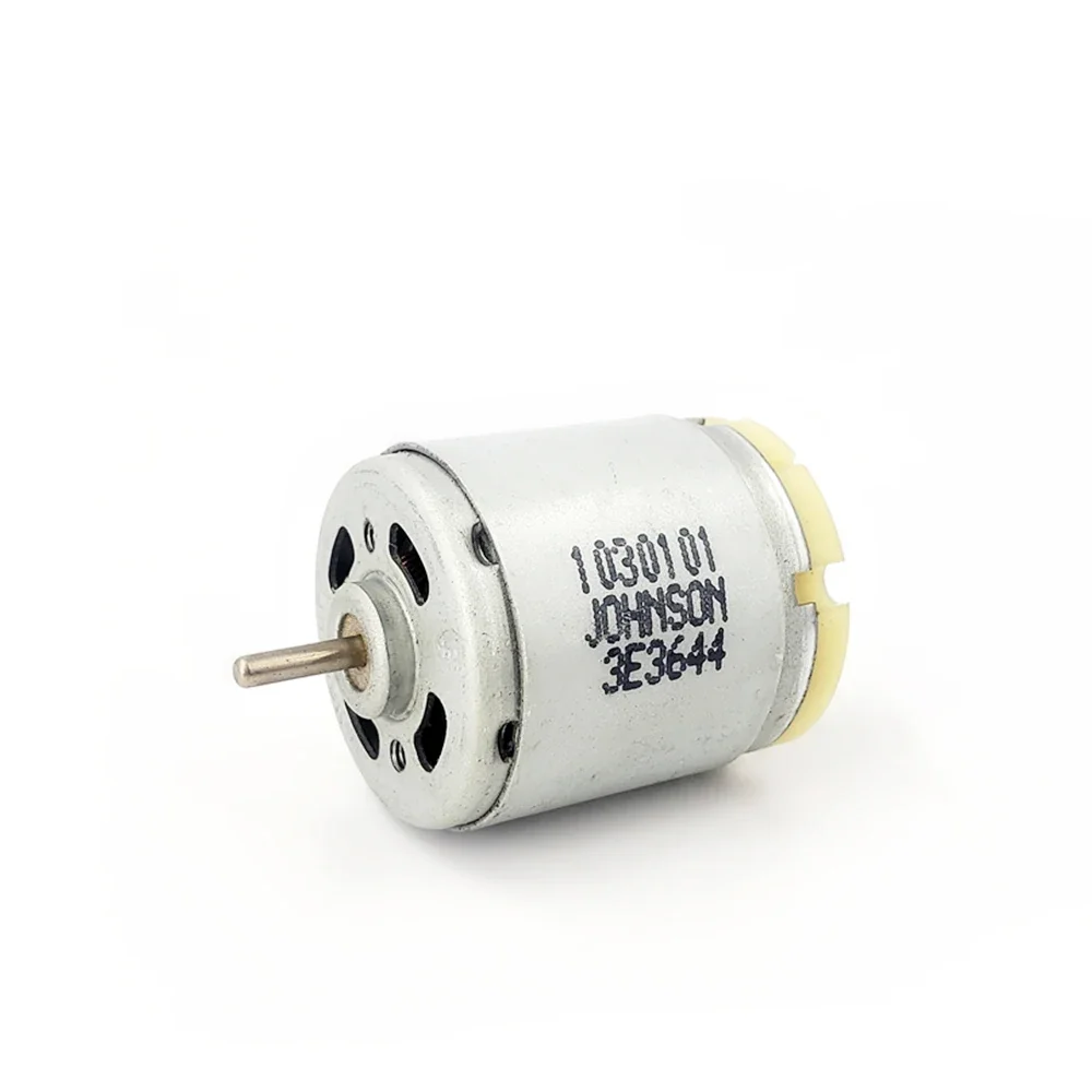 JOHNSON 360 Round DC Motor Micro Mini 32*47mm DC 6V-12V 30000RPM High Speed Strong Magnet Motor Carbon Brush RC Boat