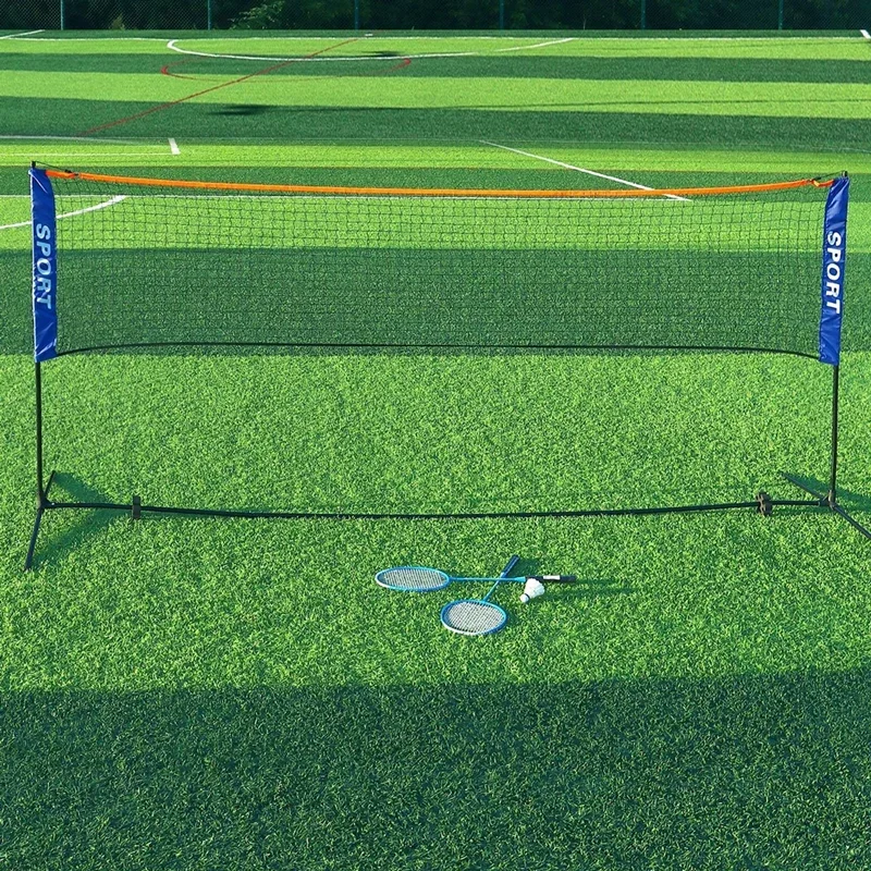 

Wholesale Badminton Net Pickleball Nets Height Adjustable Portable Net for Kids Volleyball, Tennis and Backyard Games