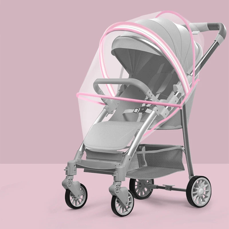

Universal Stroller Mosquito Net Full Cover Infant Sunshade Umbrella Cart Encrypted Mesh Children's Trolley Protection