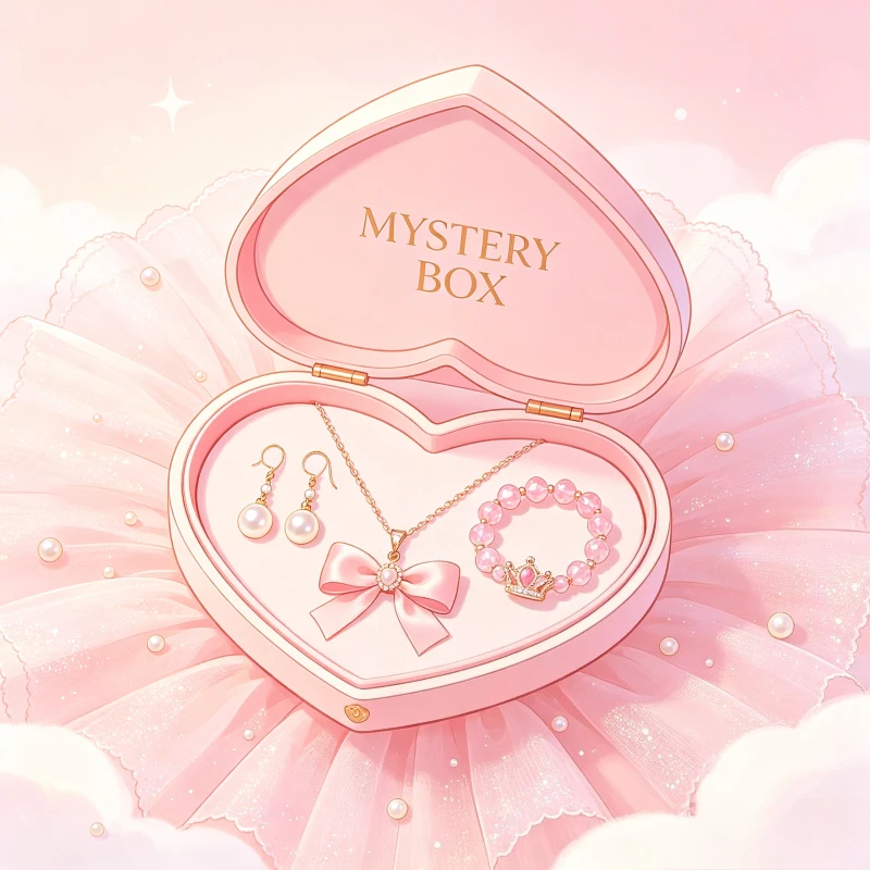 Random 1/10/20/50 Pieces Cute Jewelry Set Women Necklace Earrings Rings Small Bracelets Youth Accessory