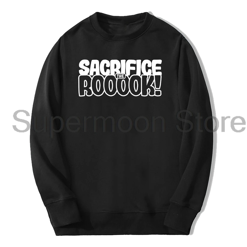

Levy Rozman Sacrifice The Rook Merch The Gothamchess Tour 2025 уличная одежда с круглым вырезом и длинными рукавами для женщин и мужчин пуловер толстовка
