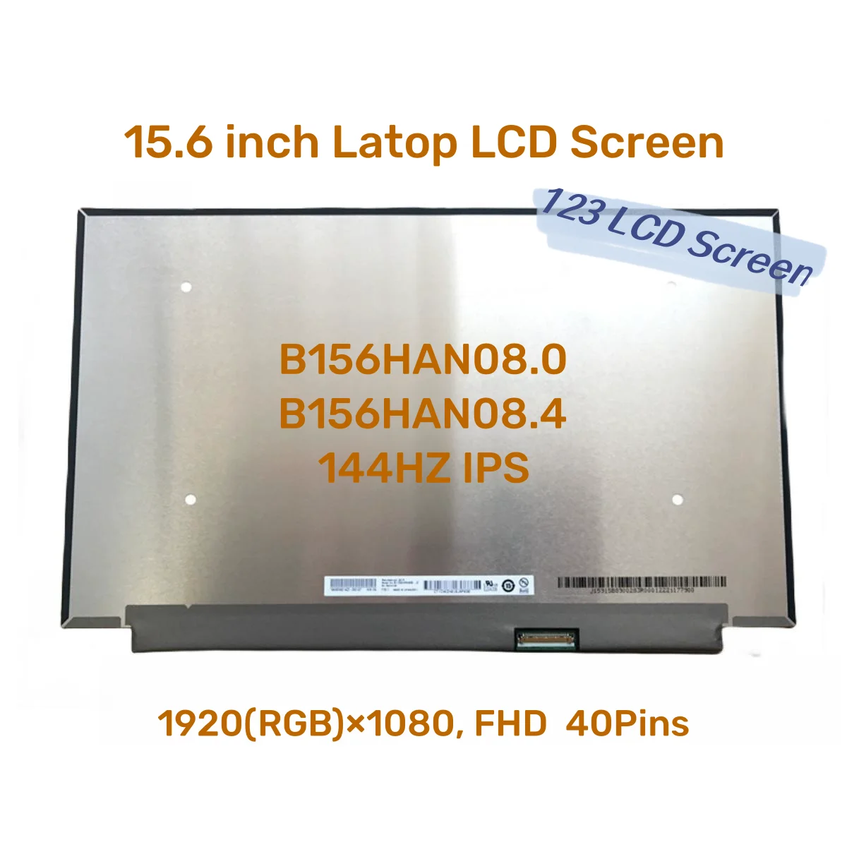 

B156HAN08.0 B156HAN08.4 FHD 144Hz For ASUS TUF Gaming A15 FA506 FX506L TUF506IV F15 TUF566h Display matrix LCD SCREEN