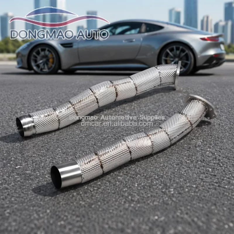 Suitable for Aston Martin DB11 5.2T V12 2016-2018 stainless steel straight exhaust pipe exhaust system