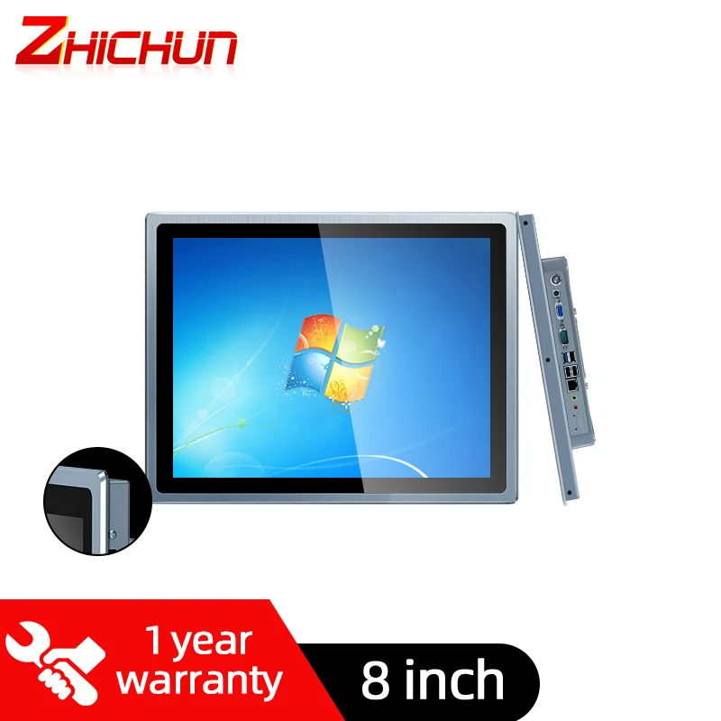 

ZHICHUN 8 inch Industrial Tablet Pc Panel 3 years Warranty Capacitive Sauqre Touch Screen Embedded Computer For Touch Machine