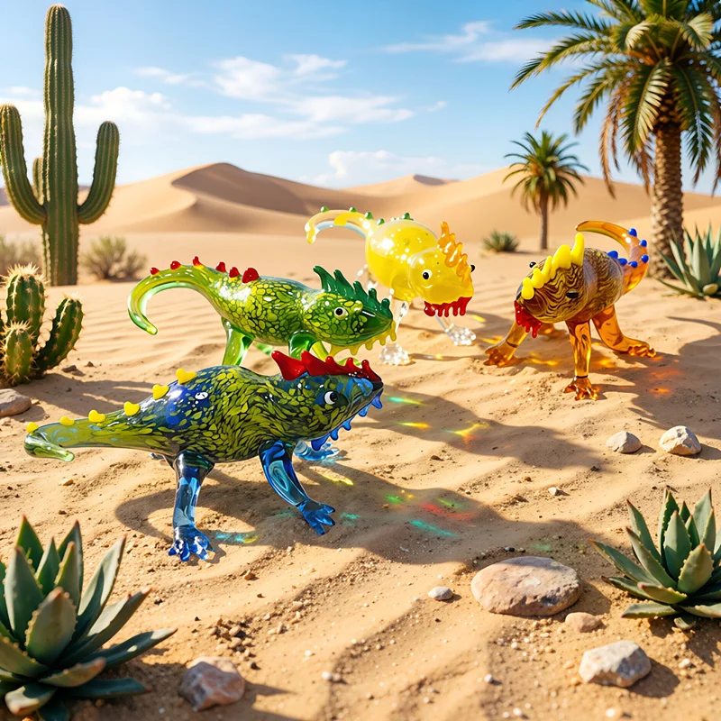 

Миниатюрная статуэтка ящерицы из мурано стекла милый декор для дома украшение стола полки гостиной комнаты коллекция рептилий интерьерный сувенир оригинальный подарок ручная работа стильный декор для интерьера