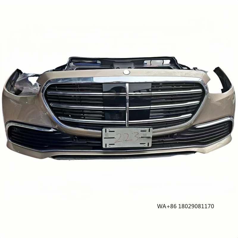 

Обновление переднего и заднего бампера с вырезами противотуманных фар для S-Class W223 Новое состояние, использованный бампер