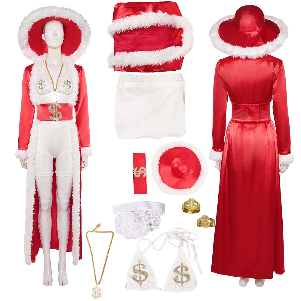 

Сценический костюм на Хэллоуин, красный топ, брюки, одежда, вечерние маскировочный костюм для ролевых игр, карнавальный костюм на Хэллоуин, костюм для женщин