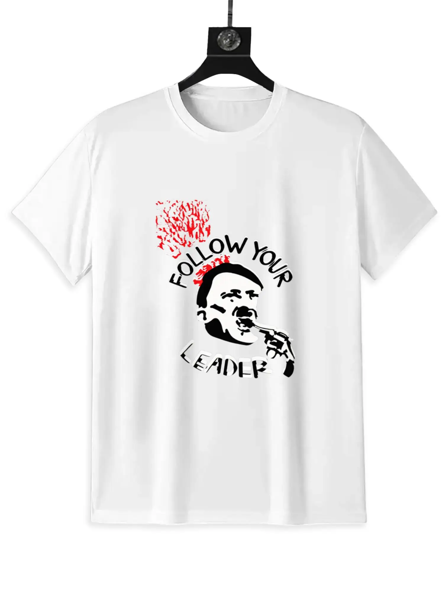 اتبع قميص الزعيم الخاص بك Punk Crust Black Flag Leftover Crack Oi للجنسين #1