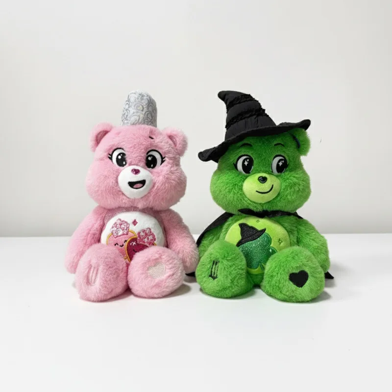 

New Anime Heart-shaped Bear Plush Doll Toy 25cm Cartoon Cute Soft Magic Witch Bear Plush Doll Toy