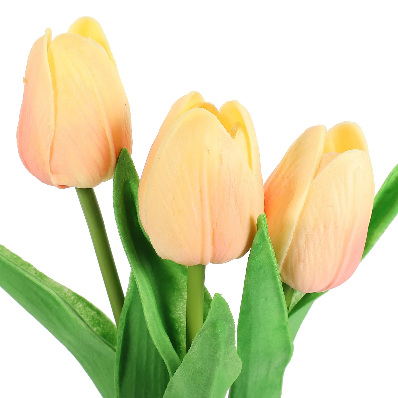 

LED Tulip Night Light Ceramic PU Material Creative Table Lamp Bedroom Decor Romantic Desktop Light Warm Night Lamp