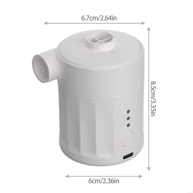 تضخم متنقل قابل للشحن مع 4 فوهات تضخم سريع لحوم البليار