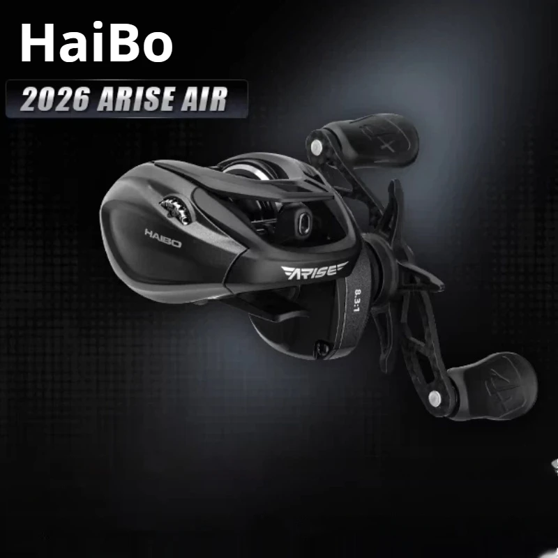 リール HAIBO ARISE AIR 2026 8.3 HAIBO ARISE AIR 2026 New Baitcasting Reel 8.3:1 Gear Ratio 3.9g