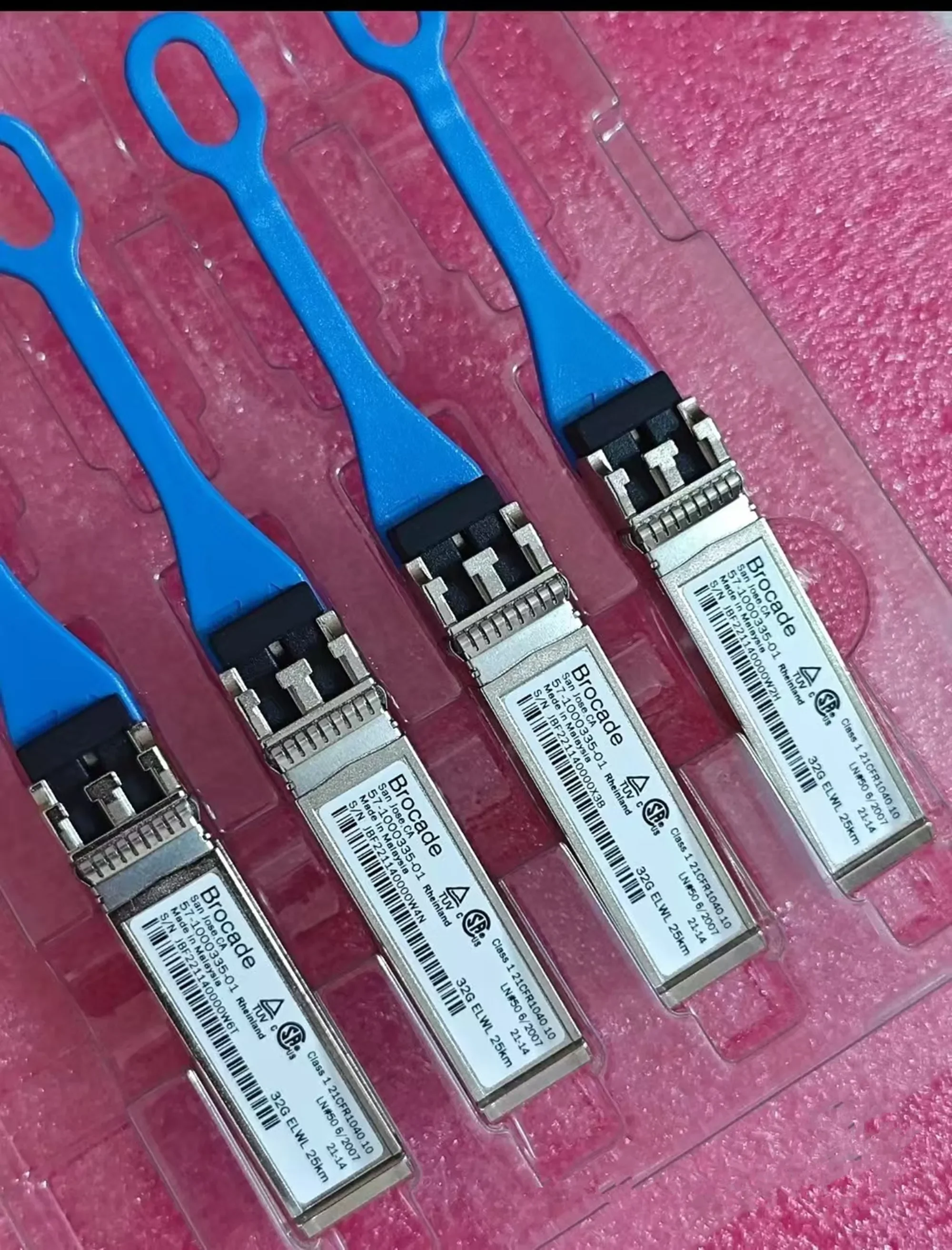 1PCS Brocade 32G 25KM SFP Fiber Optical Module 57-1000335-01 XBR-000278 32GE LW 25KM 32GB Transceiver
