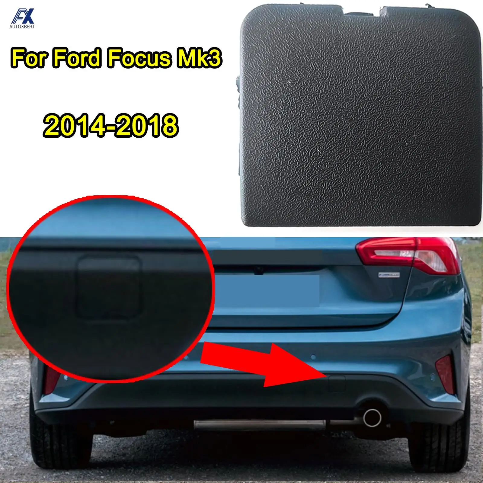 Car Parts Bumper Trailer Hook Eye Towing Cover Cap For Ford Focus Mk3 2014 2015 2016 2017 2018 Car Accessories Car Parts 1872237