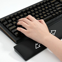 Akko Monsgeek PU Wrist Rest for 87/98 Keys Keyboard Wrist Protector Ergonomic Anti-slip Base for Constant Typing Gaming
