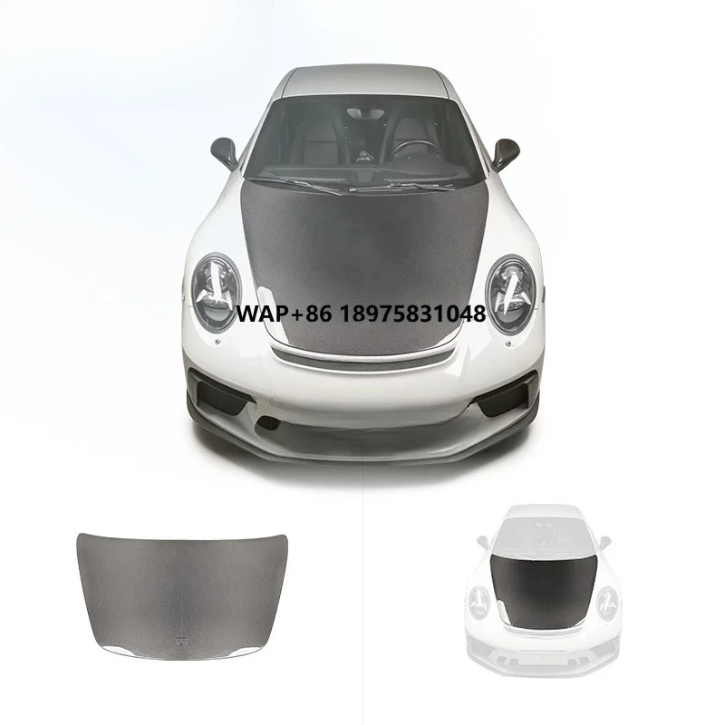 

For 911 991 2012-2019 Body Kit Upgraded Accessories Car Modification Original Carbon Fiber Engine Hood Bonnets