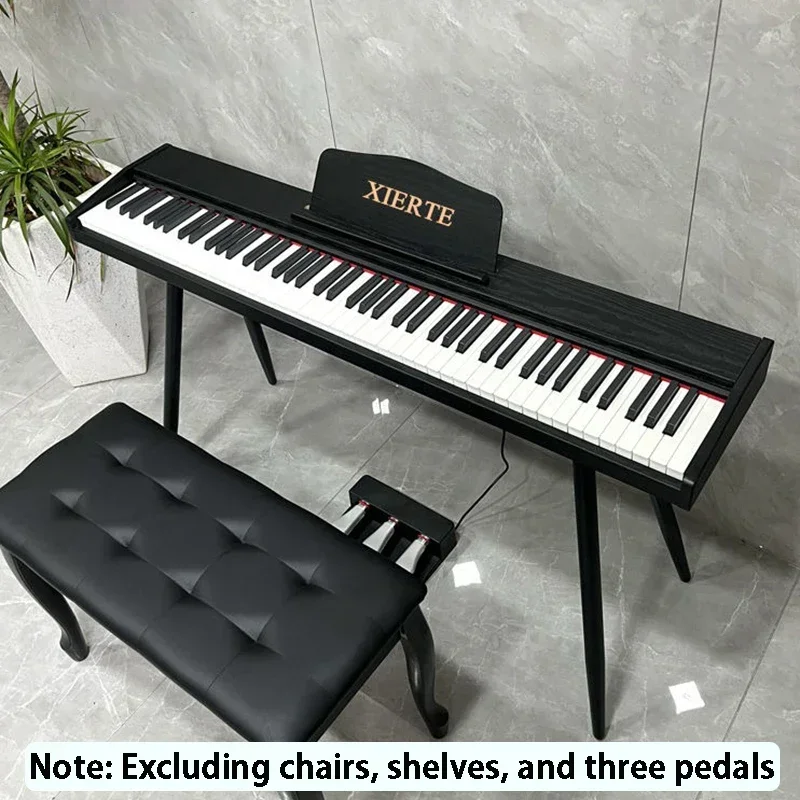 88-key Digital Piano Adult Electronic Organ Professional Strength Keyboard Beginners Electric Musical Instrument for Children