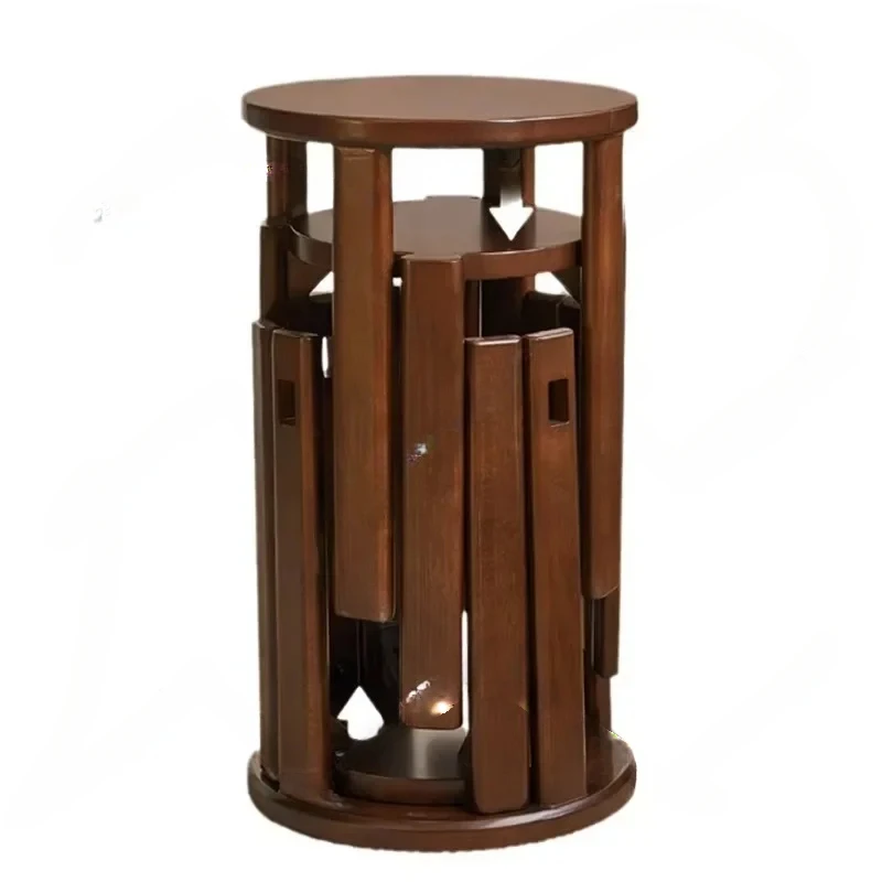 

Обеденный стул из массива дерева, штабелируемый, для домашней еды, средняя и древняя современная мебель Jenga