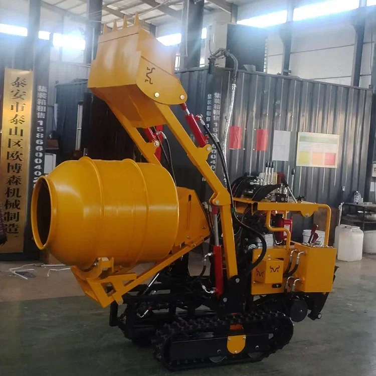 Factory Direct Sales Mini Cement Concrete Mixer 280L Multi-functional Small Concrete Mixer Machine for Small Industrial Use