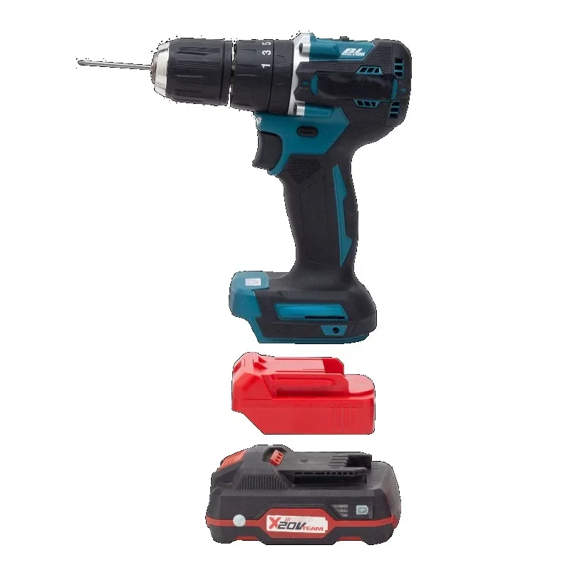 Li-ion Adaptador de Bateria para Li-ion Parkside X20v Ferramentas Makita 18 20v Acessórios sem Fio Ferramenta Elétrica