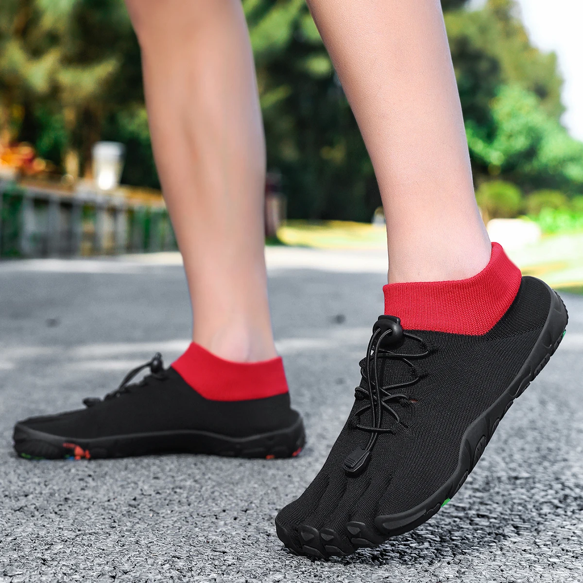 2026 Neue Herren-Fünf-Finger-Freizeitschuhe Unisex-Split-Toe-Schuhe Herren-Outdoor-Offroad-Schuhe Paar-Fünf-Zehen-Laufschuhe – Detail 5