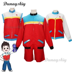 Anime Ryder Cosplay Costume Vest Kids Boys Marshall Chase Carnival Halloween Birthday Waistcoat Party Fancy Suit Customized