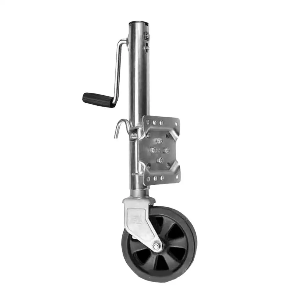 

RV Trailer Jack Heavy Duty RV Jack Easy to Use 1500 lbs Capacity Jack Ergonomic Handle Parts for Marine Boat Travel Trailer