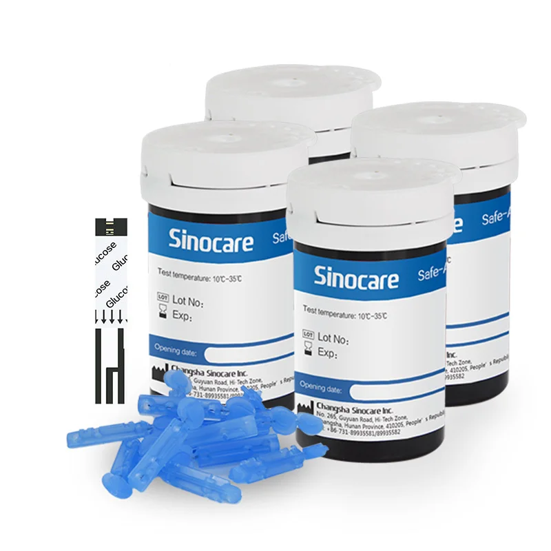 Sinocare Safe-Accu Blood Glucose Meter Glucometer or only Test Strip for Diabetes Tester
