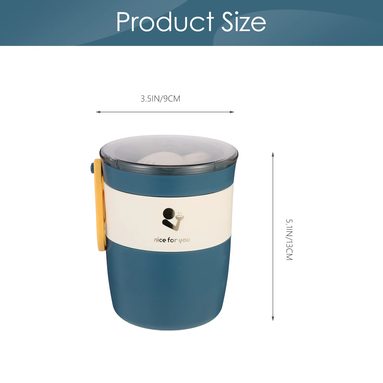 

Thermal Lunch Box Insulated Containers for Hot Food Portable Cup Seal Cereal Porridge