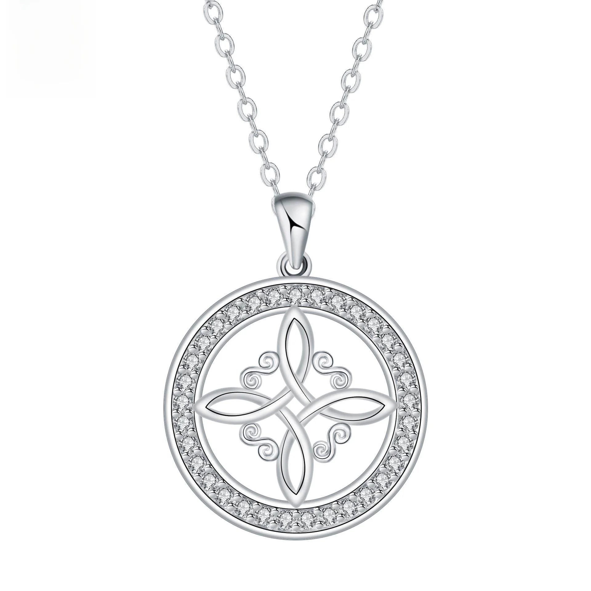 

Модное колье с кельтским узором, женские трансграничные украшения, трендовый аксессуар, стильный дизайн, китайское производство, осенняя коллекция