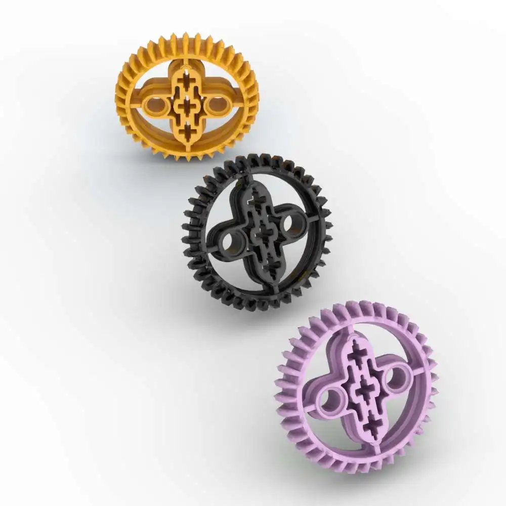 

MOC, 1 шт., 32498, высокотехнологичный две конические кирпичные шестерни, 36 зубьев, сменный строительный блок, игрушка для взрослых и мальчиков, праздничный подарок