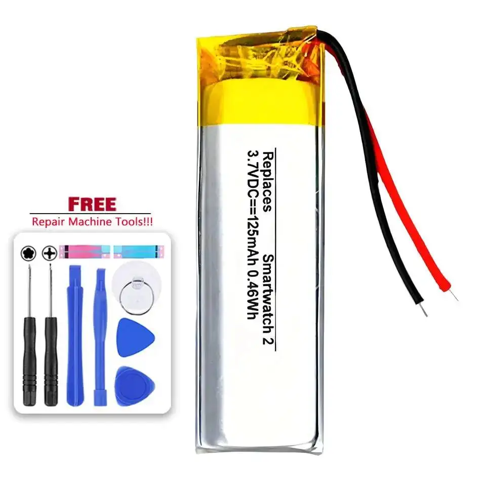 

Watch Battery AHB412033PS For Sony 2 SW2 RD-0050 Long-Lasting 125Mah Good Low-Temperature Performance