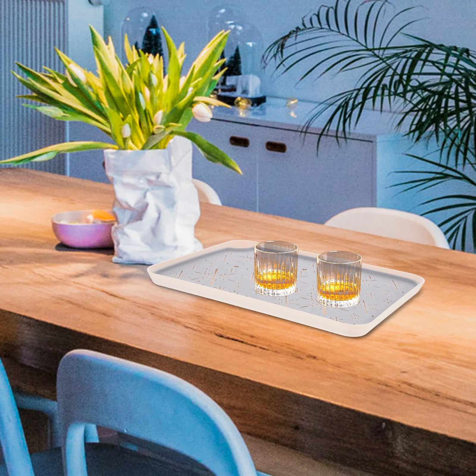 

Cup Drain Tray 30X20Cm Large Capacity Kitchen Draining Tray Dish Drying Rack Reusable Plastic Tabletop Storage Plate For