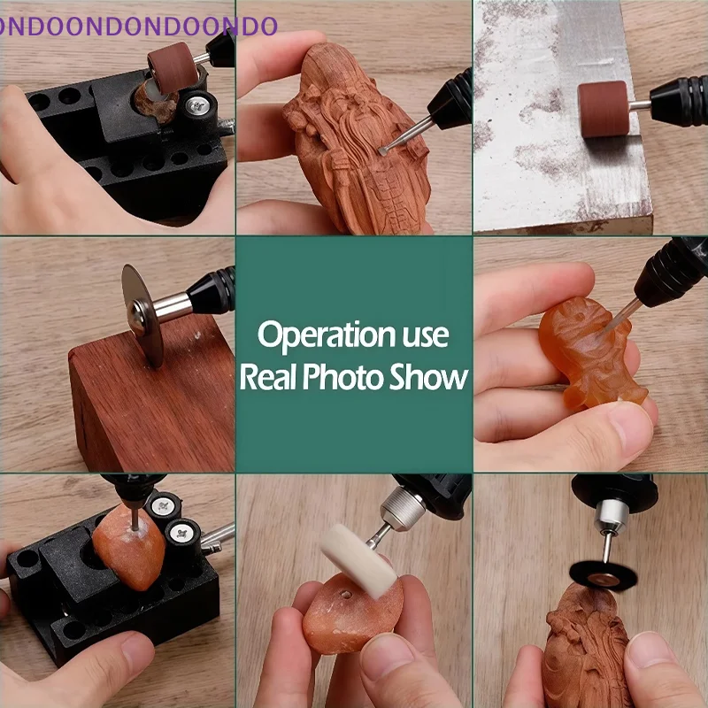 قلم نقش دوار DIY ومثقاب كهربائي صغير 12 فولت؛ طقم طحن وتلميع كهربائي