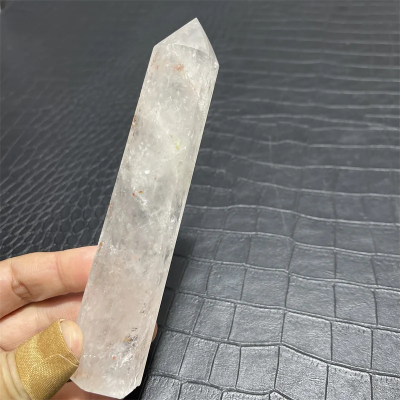Natural Clear Quartz Crystal Tower Stone Point Home Decor feng shui Wand Witchcraft Reiki Meditation and Chakra Healing Crystals view 2
