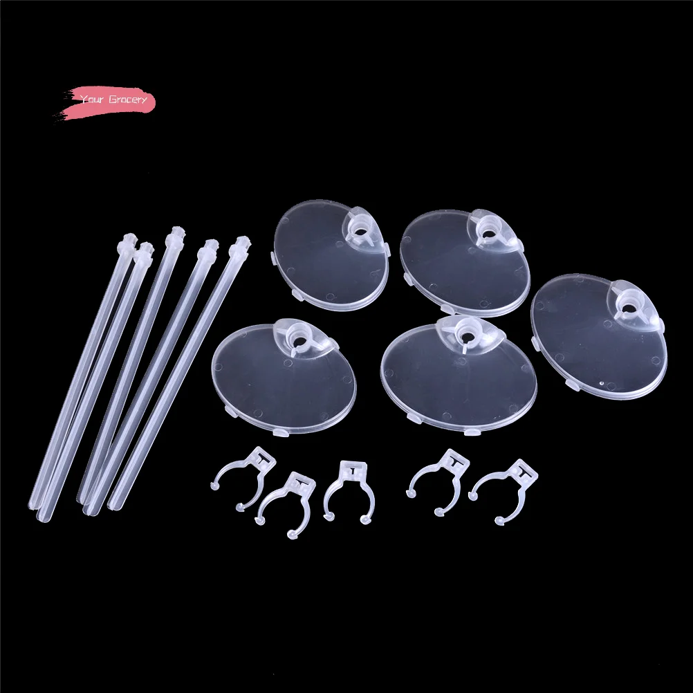 5個のプラスチック製人形スタンド ディスプレイホルダー コレクタブルフィギュア用の必須アクセサリー - 人形用の非調整可能なサポート