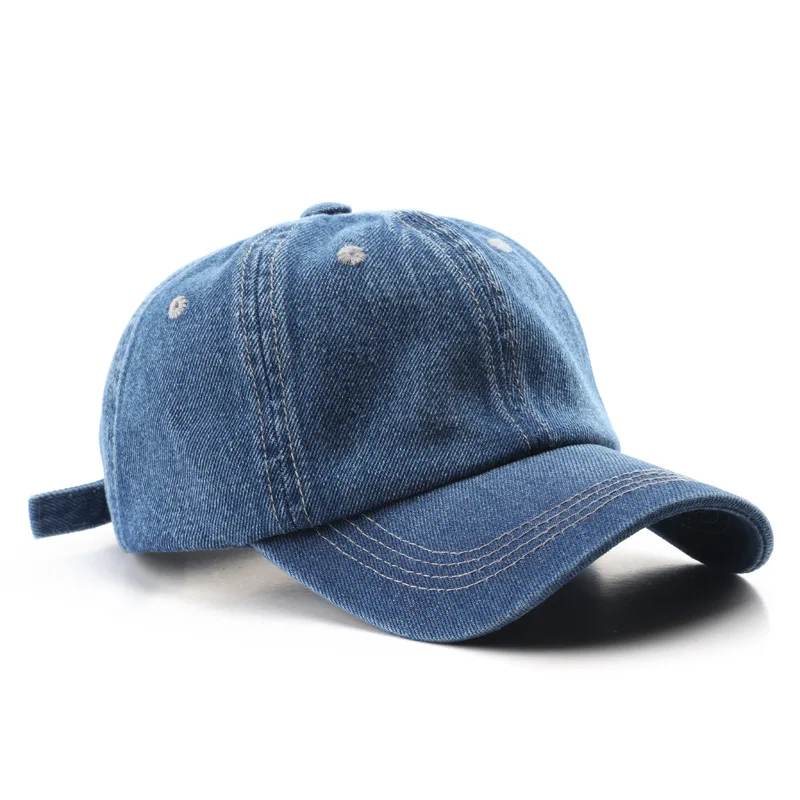 High Quality Denim Baseball Cap Men Women Jeans Snapback Caps Casquette Plain Bone Hat Gorras Men Casual Blank Dad Male Hats