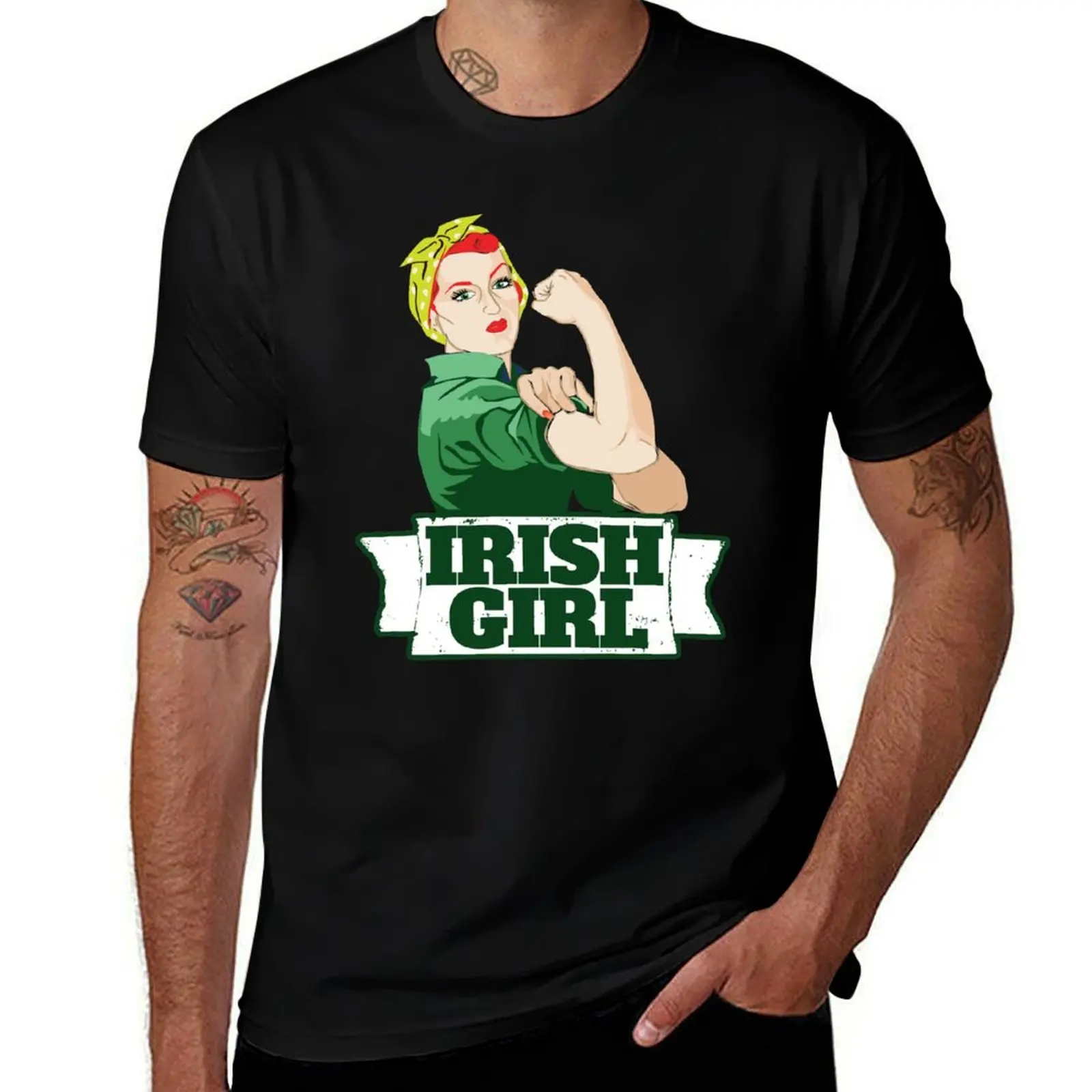 

Irish Girl T-Shirt t shirt personalised funny t shirts cotton t shirts for man graphic funny T-Shirt