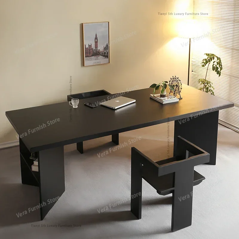 

Simple Modern Office Desks Solid Wood Designers President Boss Office Desks Computer Study Office Furniture مكاتب كمبيوتر FYOD