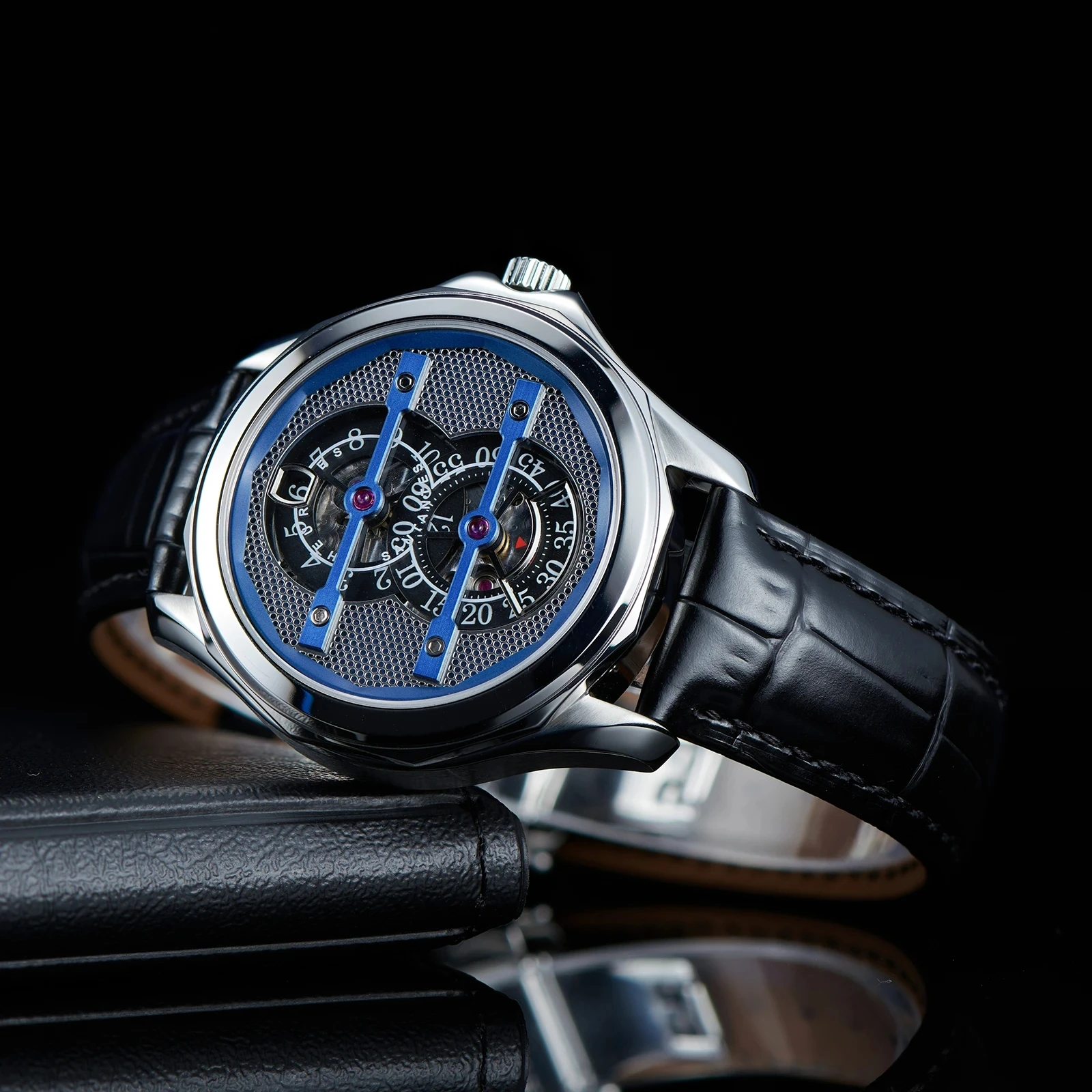 OBLVLO Original Brand Automatic Mechanical Watches Luminous Sport Men Watches Sapphire Glass Waterpoor 50M Clock