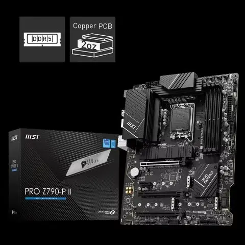 MSI Mainboard PRO Z790-P II DDR5 Computer Motherboard Support CPU 13700KF/14700KF/13600KF (Intel Z790/LGA 1700)