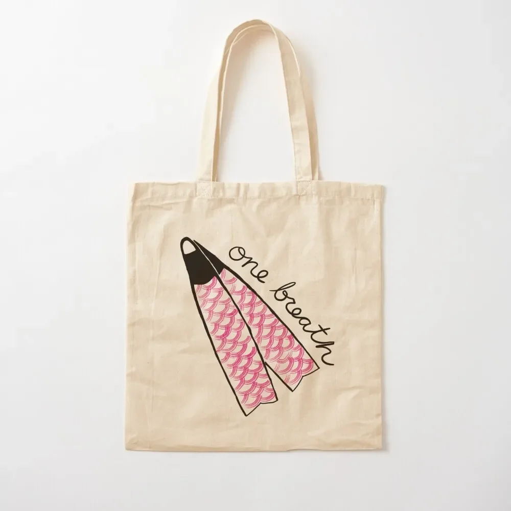 Tas Tote Sirip Selam Merah Muda Sederhana Tas Tangan Wanita Tas Belanja Dapat Digunakan Kembali Tas Tangan Wanita