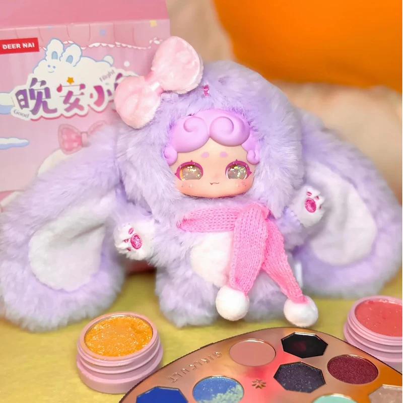 

Original New Good Night Rabbit Plush Toys Blind Box Series Vinyl Plush Figure Cute Dolls Mystery Box Collect Girl Birthday Gift
